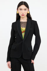 Jean Paul Gaultier Embroidered Shawl Blazer