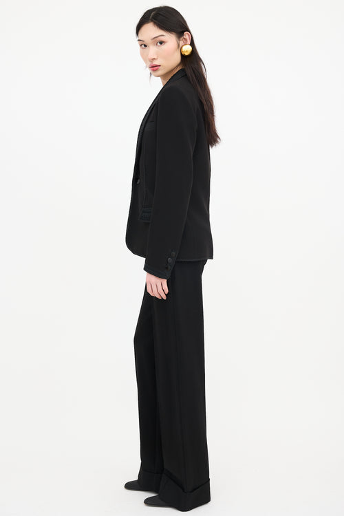 Jean Paul Gaultier Embroidered Shawl Blazer