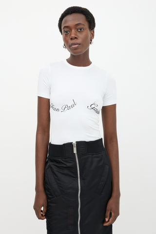 Jean Paul Gaultier Cursive Logo T-Shirt