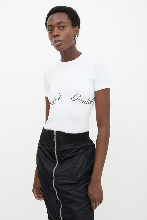 Jean Paul Gaultier Cursive Logo T-Shirt