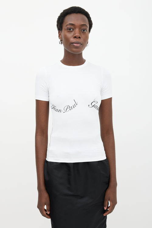 Jean Paul Gaultier Cursive Logo T-Shirt