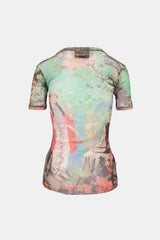 Jean Paul Gaultier FW 1998 Mesh Printed T-Shirt