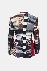 Jean Paul Gaultier FW 2001 Mixed Print Blazer