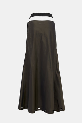 Jean Paul Gaultier FW 2002 Iridescent Grommet Skirt