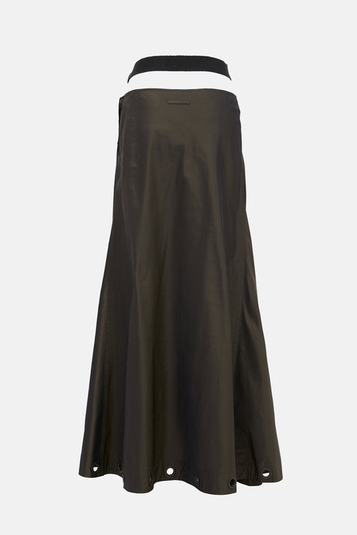 Jean Paul Gaultier FW 2002 Iridescent Grommet Skirt
