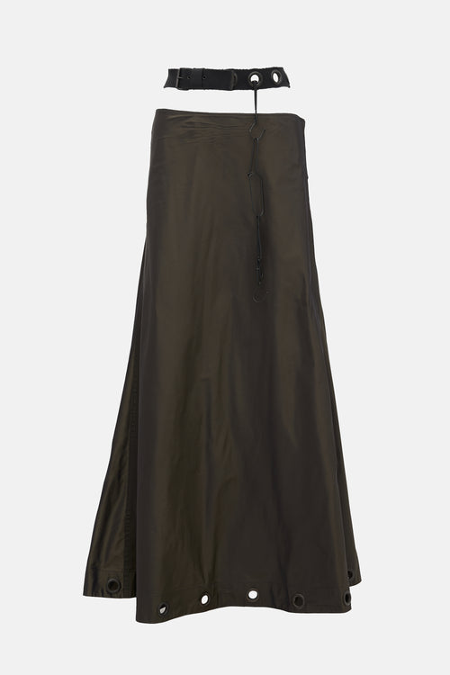 Jean Paul Gaultier FW 2002 Iridescent Grommet Skirt