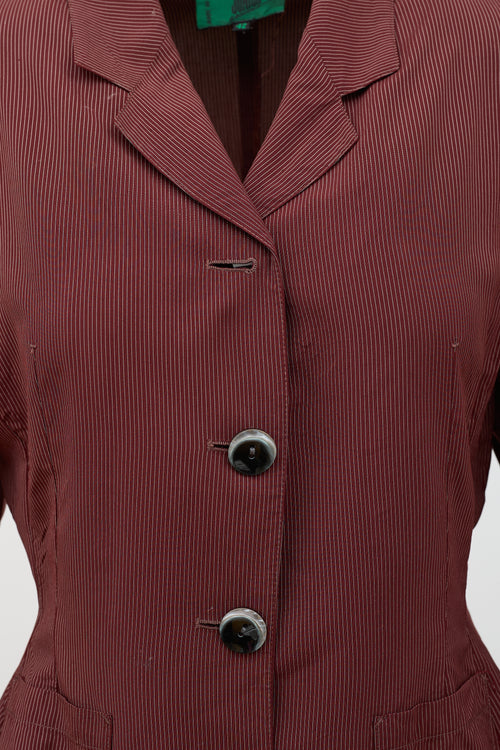 Jean Paul Gaultier Junior Vintage Pinstripe Blazer