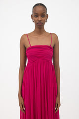 Jean Paul Gaultier Knit Mesh Ruched Dress