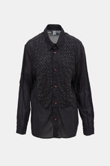 Jean Paul Gaultier Semi Sheer Embellished Shirt