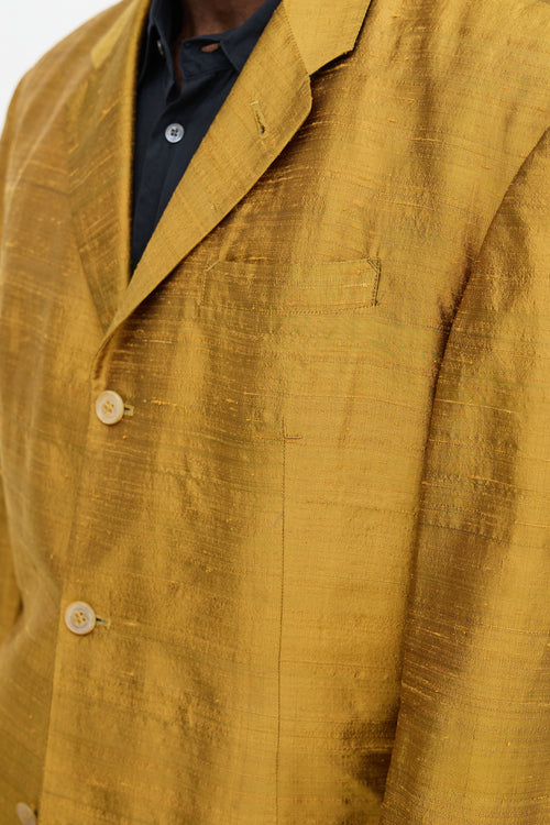 Jean Paul Gaultier Vintage Dupioni Blazer