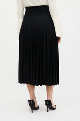 Jean Paul Gaultier Vintage Wool Knit Pleated Skirt