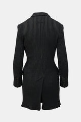 Jean Paul Gaultier Vintage Wool Ribbed Blazer Dress