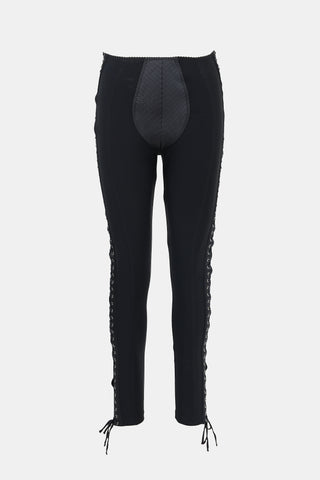 Jean Paul Gaultier X Lotta Volkova Lace Up Leggings