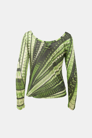 Jean Paul Gaultier Vintage Printed Top