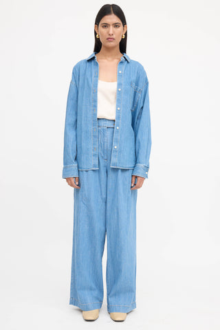 Jenni Kayne Denim Wide Leg Jeans
