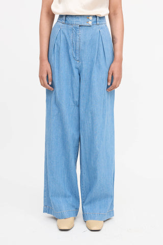 Jenni Kayne Denim Wide Leg Jeans