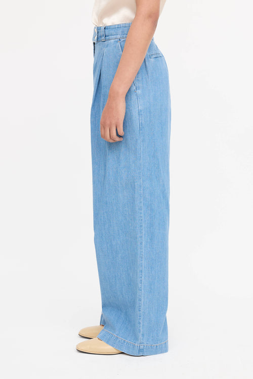 Jenni Kayne Denim Wide Leg Jeans