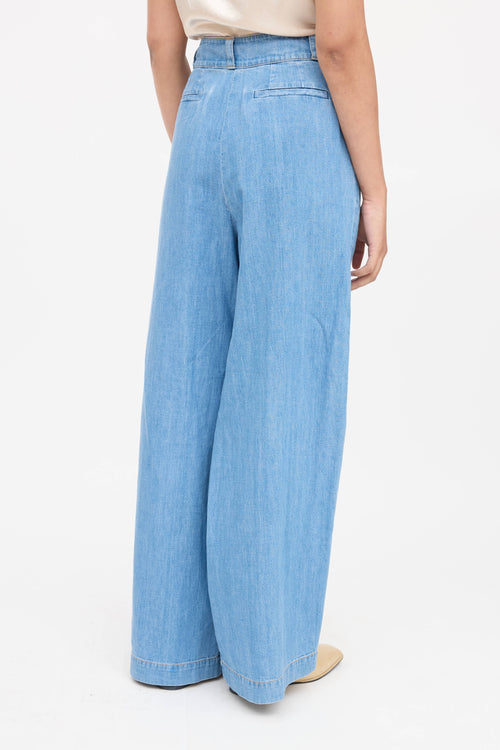 Jenni Kayne Denim Wide Leg Jeans