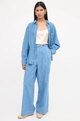 Jenni Kayne Denim Button Up Shirt