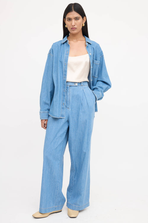 Jenni Kayne Denim Button Up Shirt