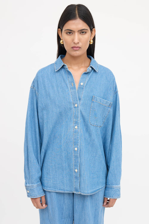 Jenni Kayne Denim Button Up Shirt