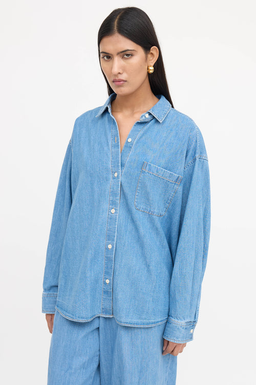 Jenni Kayne Denim Button Up Shirt