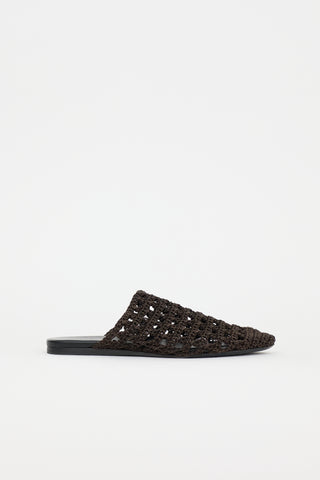 Jenni Kayne Crochet Raffia Jules Mule