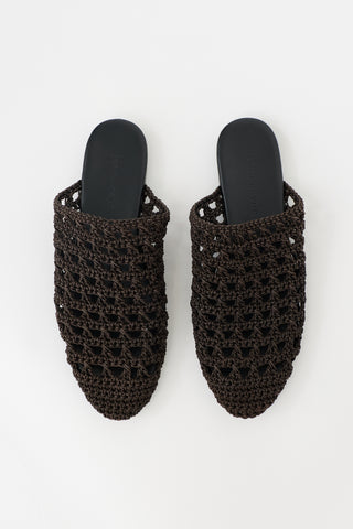 Jenni Kayne Crochet Raffia Jules Mule