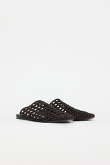 Jenni Kayne Crochet Raffia Jules Mule