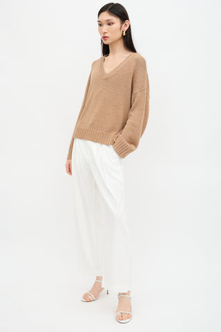 Linen Straight Leg Trouser