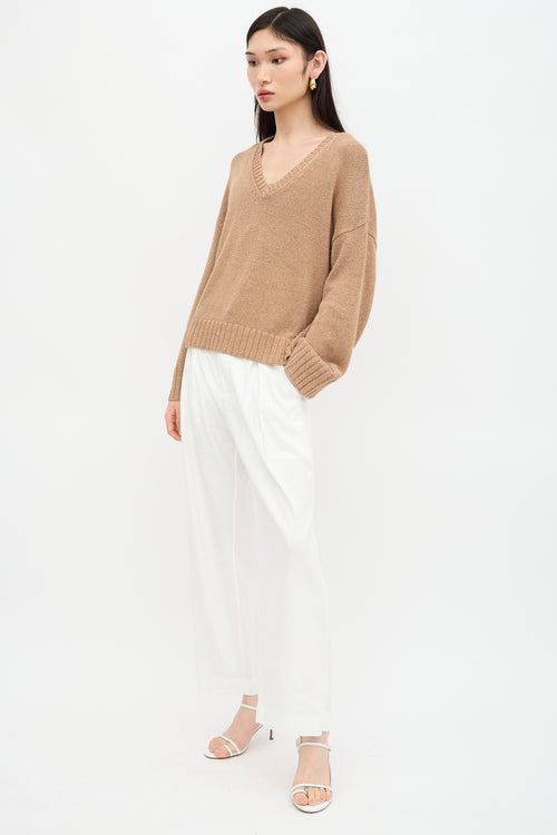 Linen Straight Leg Trouser