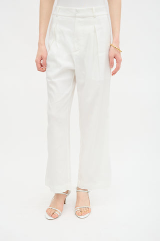 Linen Straight Leg Trouser