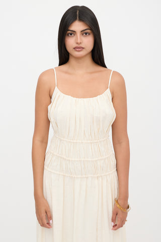 Jenni Kayne Ruched Maxi Dress