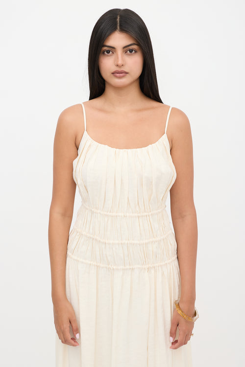 Jenni Kayne Ruched Maxi Dress