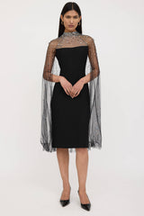 Jenny Packham Sheer Crystal Dress