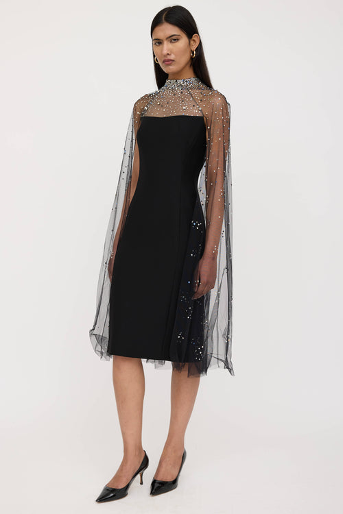 Jenny Packham Sheer Crystal Dress
