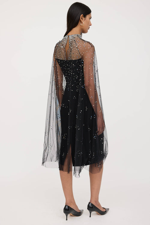 Jenny Packham Sheer Crystal Dress