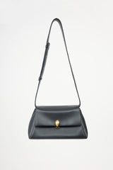 Jil Sander Leather Almond Shoulder Bag