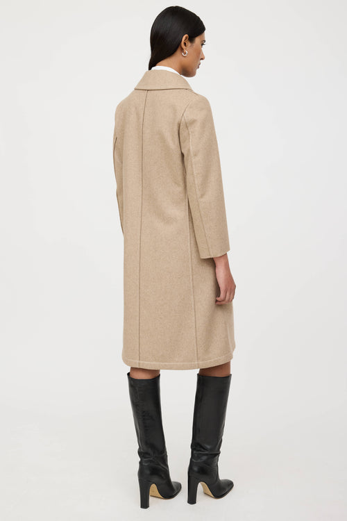 Jil Sander Cashmere Pointed Collar Coat