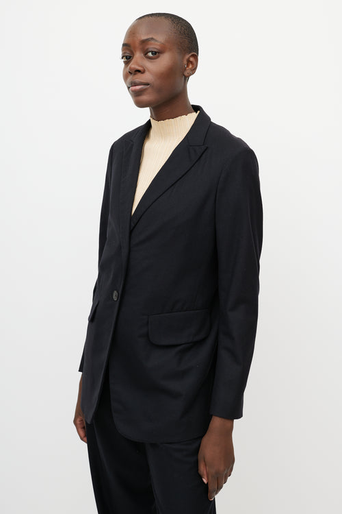 Jil Sander Black Wool Suit