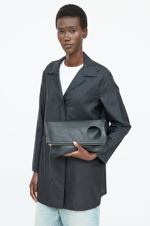 Jil Sander Leather Foldover Bag