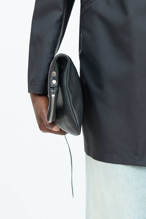 Jil Sander Leather Foldover Bag