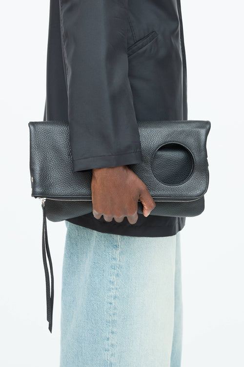 Jil Sander Leather Foldover Bag