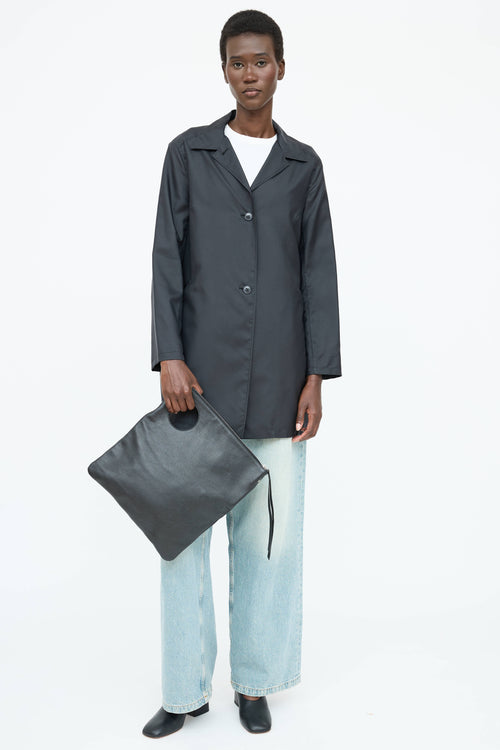 Jil Sander Leather Foldover Bag