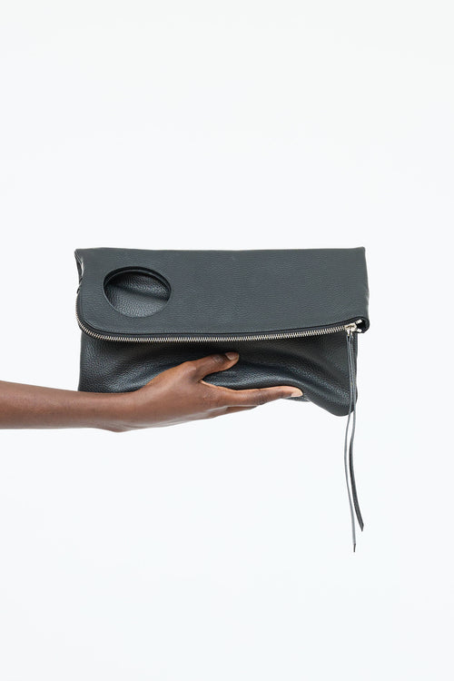 Jil Sander Leather Foldover Bag