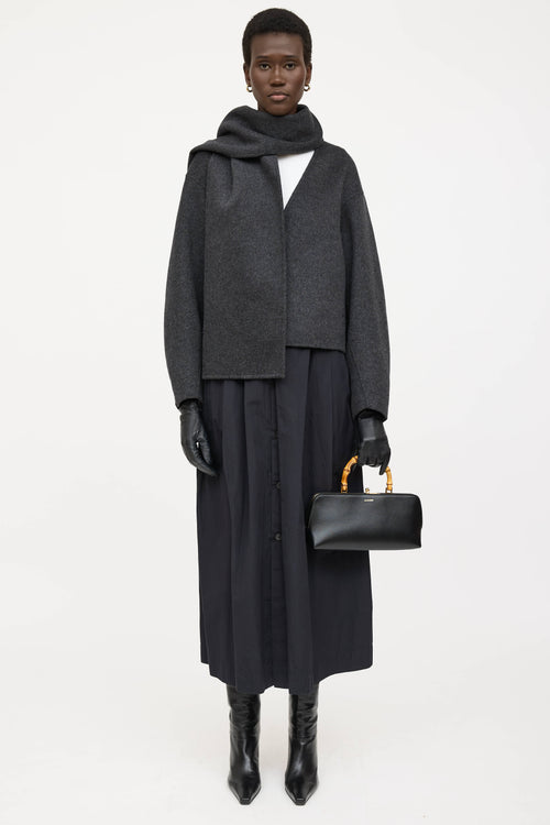 Jil Sander Goji Bamboo Handle Bag