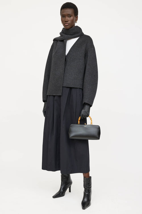 Jil Sander Goji Bamboo Handle Bag