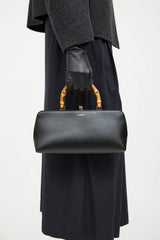 Jil Sander Goji Bamboo Handle Bag
