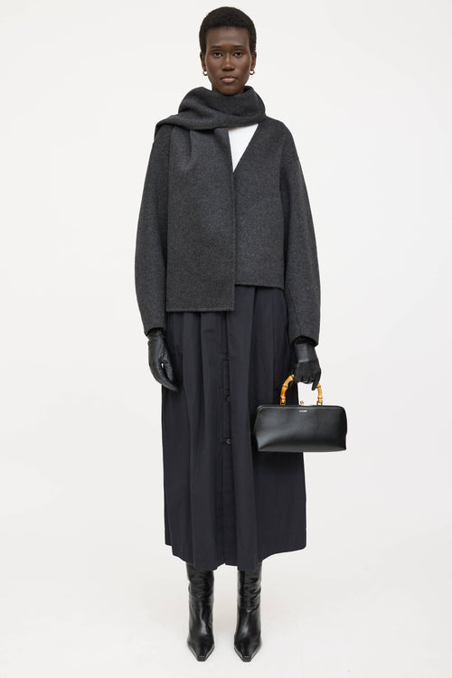 Jil Sander Goji Bamboo Handle Bag