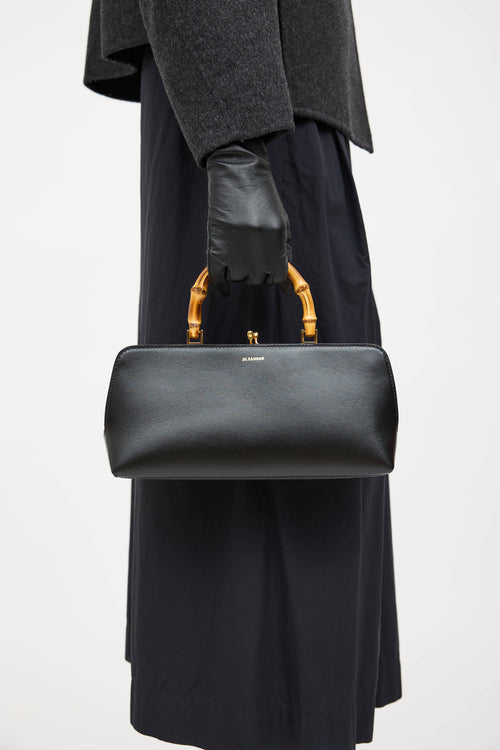 Jil Sander Goji Bamboo Handle Bag